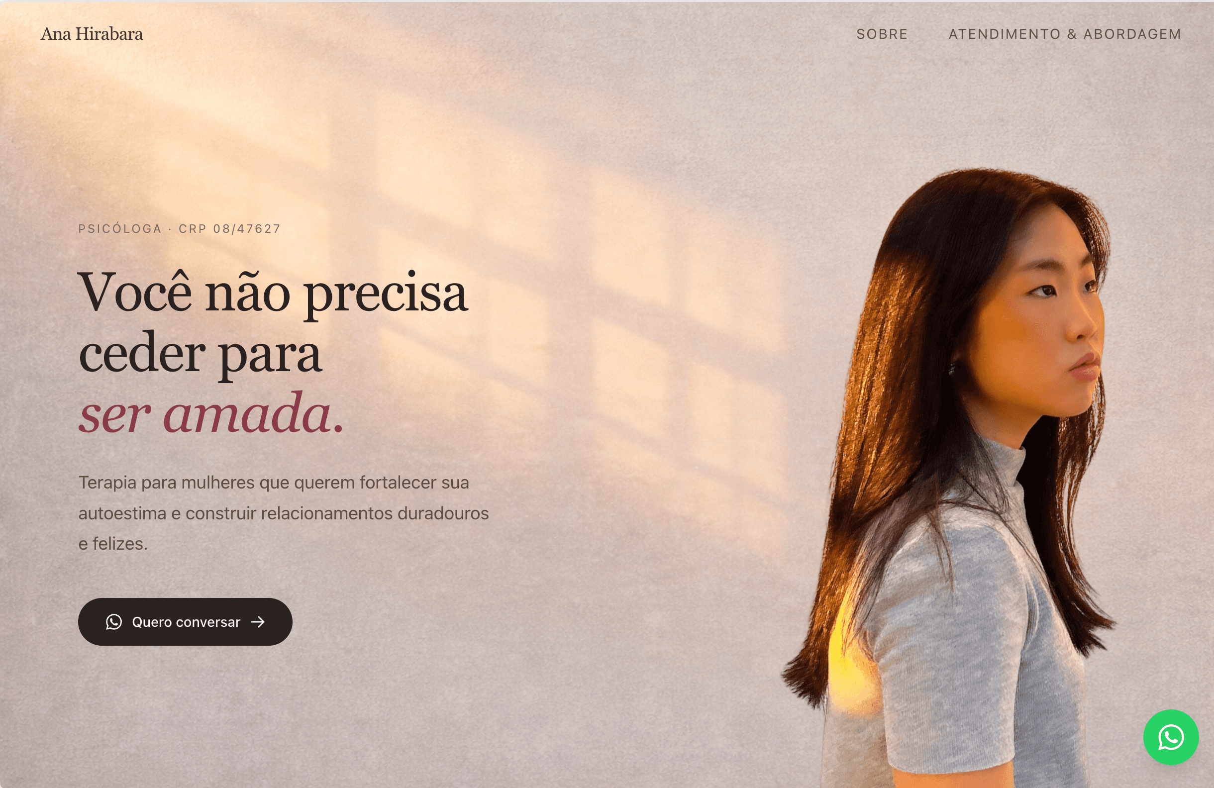 Therapeutic Brand Website